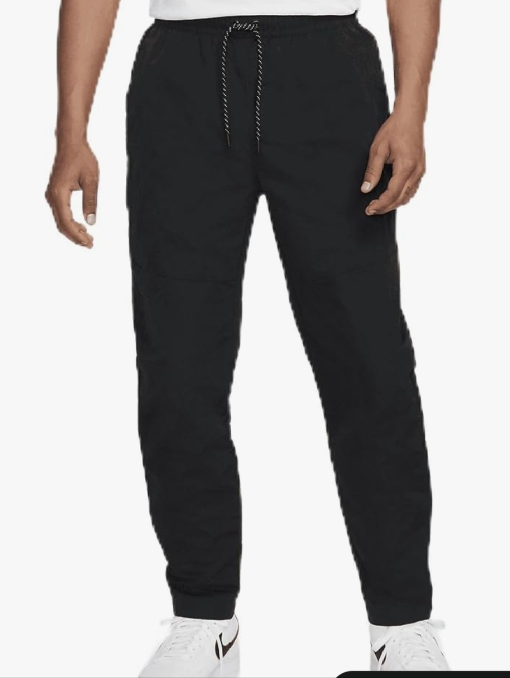 Nike Tech Sportswear Commuter Pants Men M Black Unlined Woven Lightweight Active